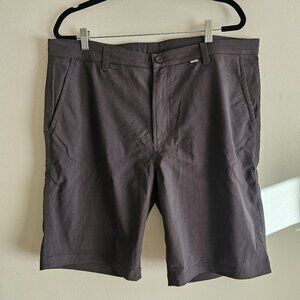 Cariloha Bamboo Viscose Performance Utility Cargo 9" Shorts  38 Grey